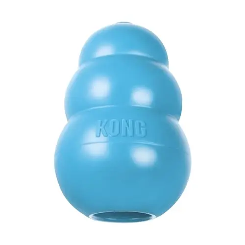 Blue KONG Puppy rubber chew toy for dogs