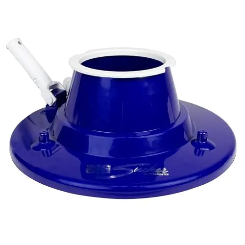 Poolmaster Big Sucker blue manual pool leaf vacuum head