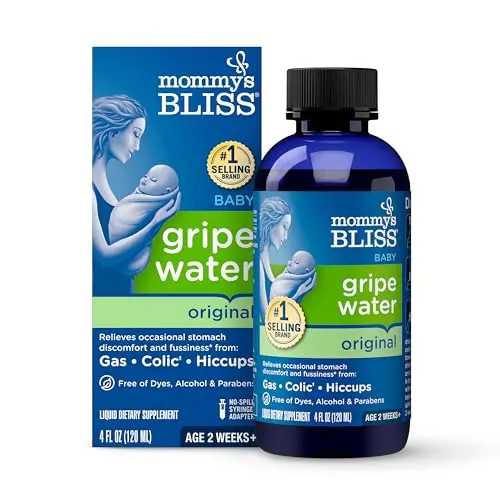 Mommy's Bliss Original Gripe Water bottle with syringe