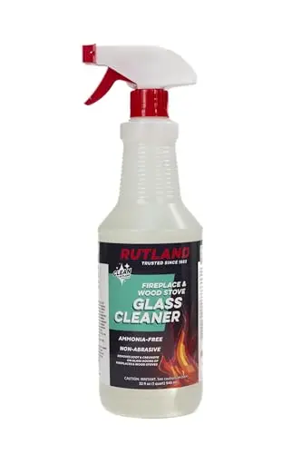 Rutland Fireplace Glass and Hearth Cleaner spray bottle
