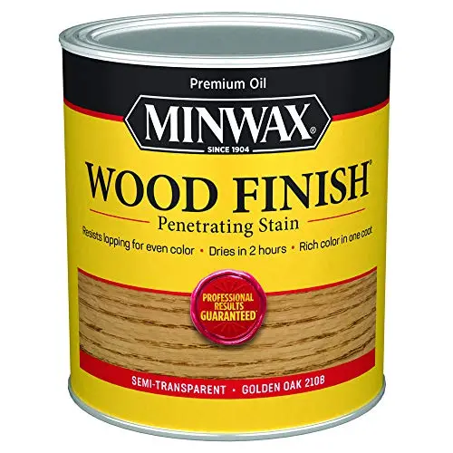 Minwax Wood Finish quart can in Golden Oak color