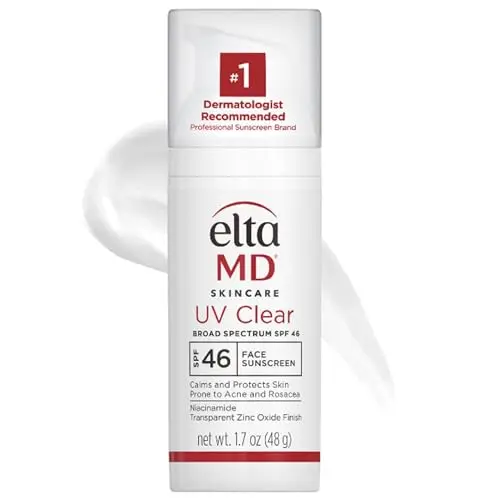 EltaMD UV Clear SPF 46 facial sunscreen pump bottle