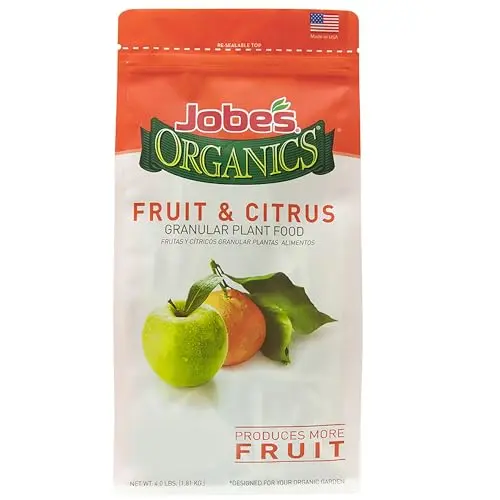 Jobe's Organics 4-pound bag of granular fertilizer for fruit and citrus trees