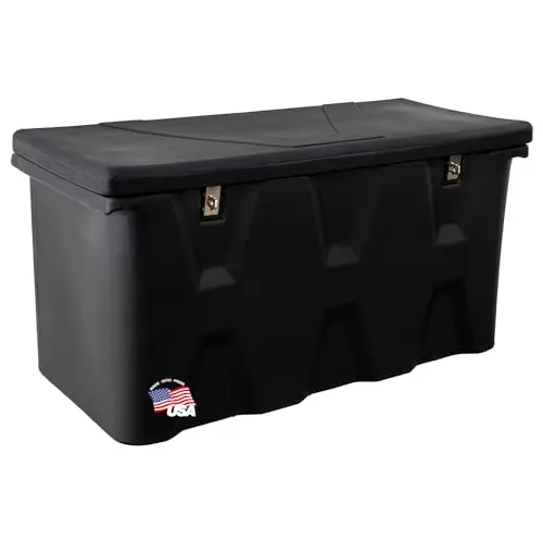 Buyers Products black polyethylene all-purpose storage chest