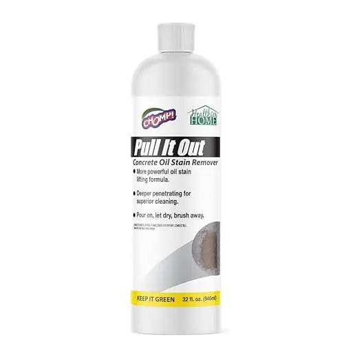 CHOMP! Pull It Out Concrete Oil Stain Remover bottle