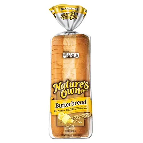 Nature's Own Butterbread white loaf with soft slices