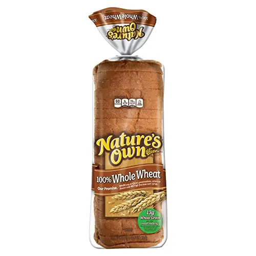 Nature's Own 100% Whole Wheat bread loaf