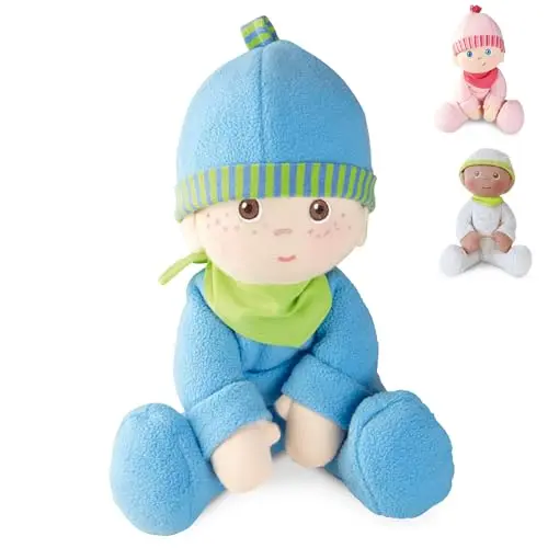 HABA Snug-Up Soft Plush Luis baby doll for newborns