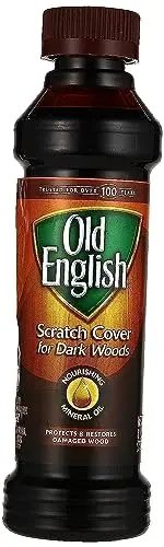 Old English Scratch Cover for dark woods bottle with polish