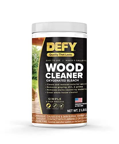DEFY wood cleaner powder concentrate in a bag