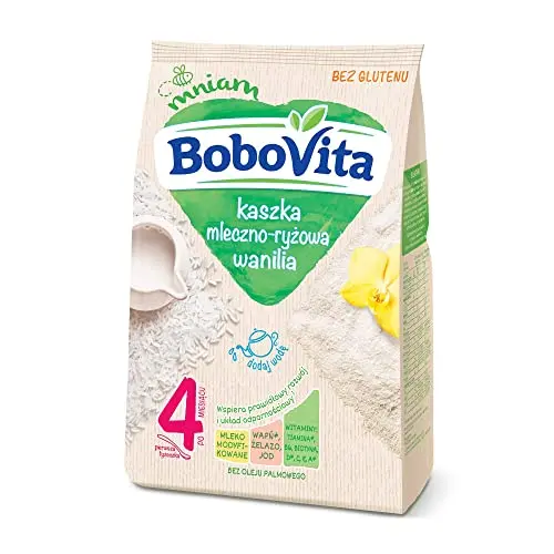 Bobovita Milk and Rice Gruel Vanilla package