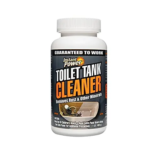 Instant Power toilet tank cleaner powder for rust and mineral removal