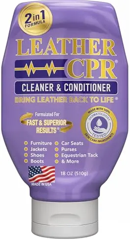 Leather CPR cleaner and conditioner cream tub