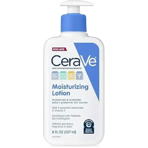 CeraVe Baby Moisturizing Lotion bottle with ceramides