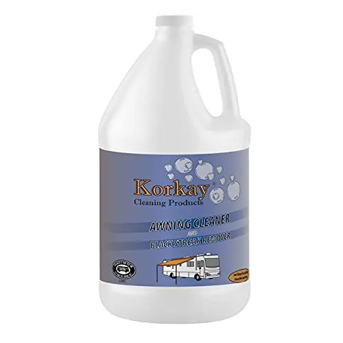Korkay Awning Cleaner and Black Streak Remover gallon bottle