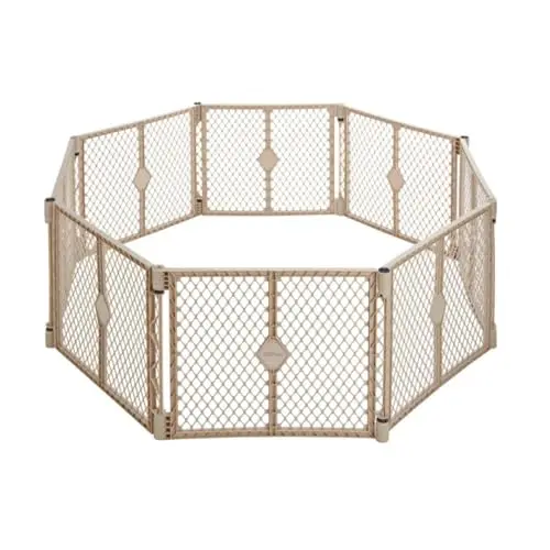 Toddleroo by North States Superyard 8-panel baby playpen