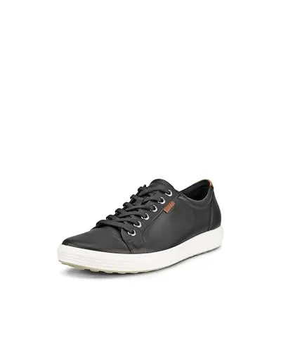 ECCO Soft 7 black leather sneaker