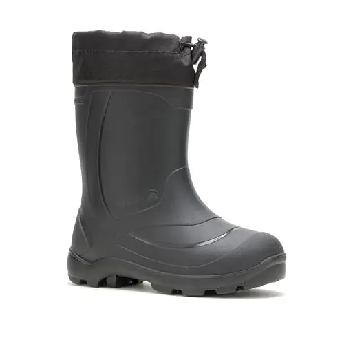 Kamik Kids Snobuster1 insulated waterproof boots in black