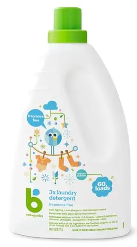 Babyganics 3X Fragrance Free baby laundry detergent