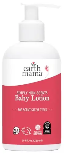 Earth Mama Simply Non-Scents Baby Lotion, unscented calendula cream