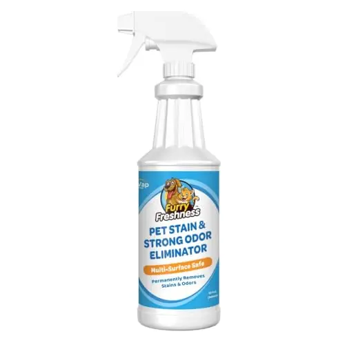 FurryFreshness extra strength pet stain remover spray bottle