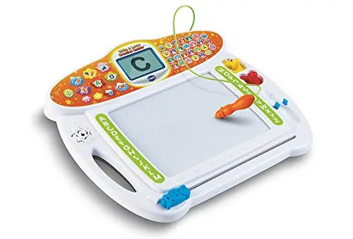 VTech Write and Learn Creative Center white magnetic drawing board