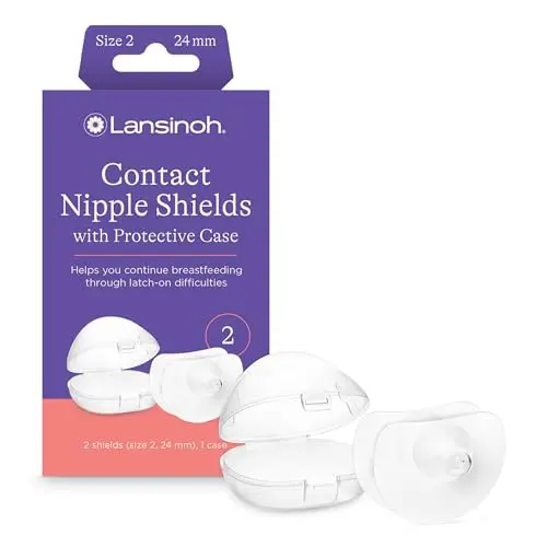 Lansinoh Contact Nipple Shields in protective case