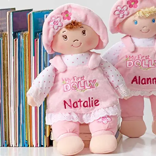 DIBSIES personalized baby doll with name embroidery