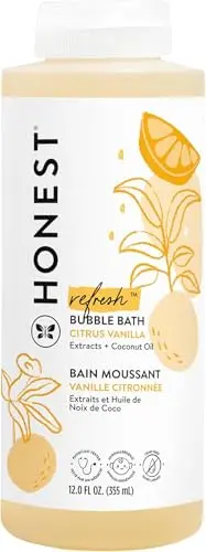 The Honest Company Citrus Vanilla foaming bubble bath
