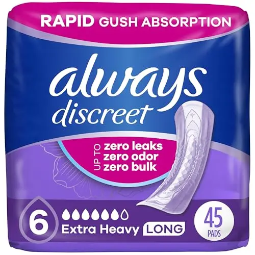 Always Discreet Extra Heavy Absorbency Incontinence Pads
