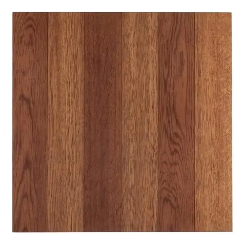 ACHIM Tivoli Medium Oak Plank-Look self-adhesive vinyl floor tiles
