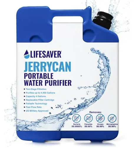 Lifesaver Jerrycan Military Spec Water Purifier in dark blue