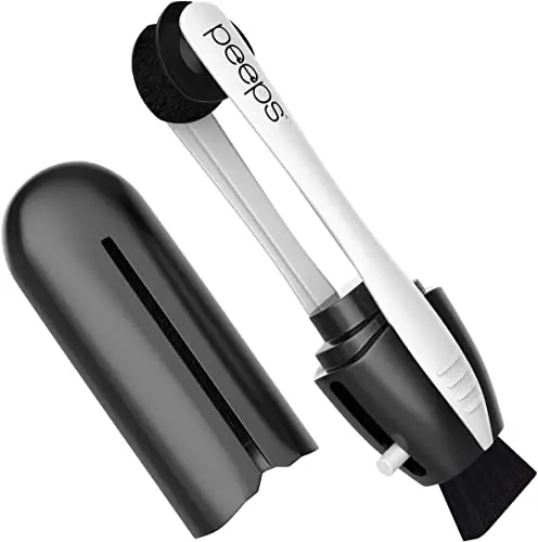 CarbonKlean Peeps eyeglass cleaner, a black pen-like device