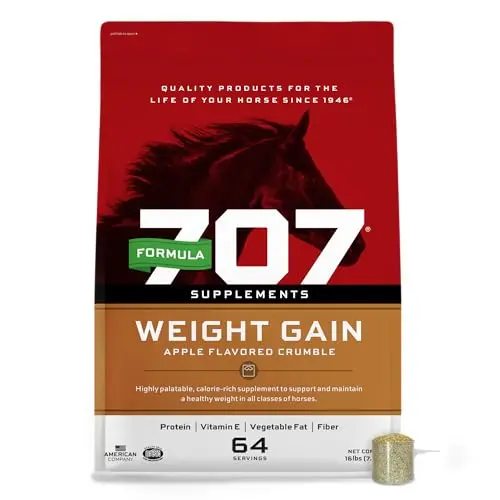 Formula 707 Weight Gain Powder in a white bucket