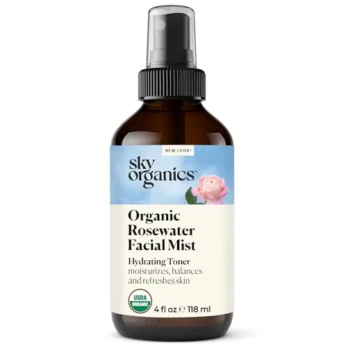 Sky Organics Organic Rosewater Facial Mist in spray bottle