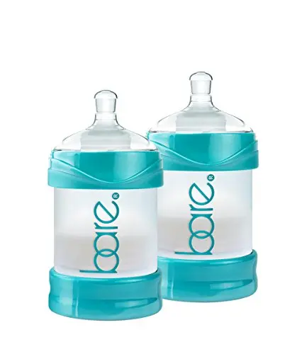 Bittylab Bare Air-Free Upright baby bottle for severe reflux