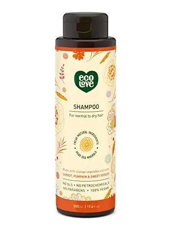 ecoLove Natural Shampoo with organic carrot and pumpkin