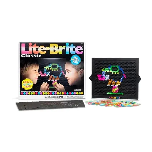 Lite Brite classic light-up peg art toy for kids