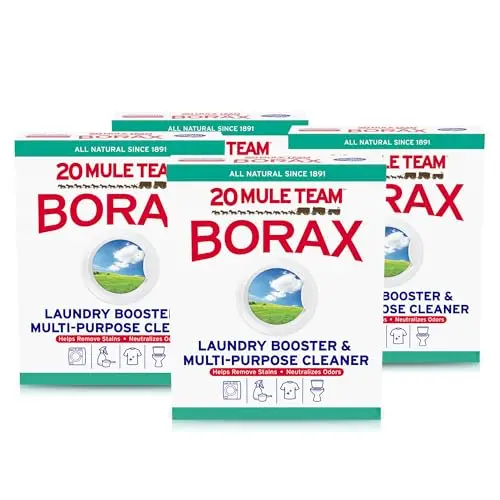 20 Mule Team Borax detergent booster box, four-pack