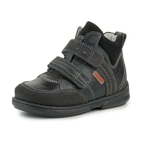 Memo Polo ankle support children's corrective orthopedic sneaker in black
