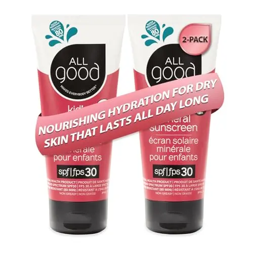 All Good Baby & Kids Sunscreen Lotion SPF 30 twin-pack