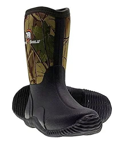 ArcticShield Kids Rain Boots in camouflage design