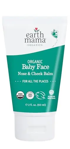 Earth Mama Organic Baby Face Nose & Cheek Balm jar