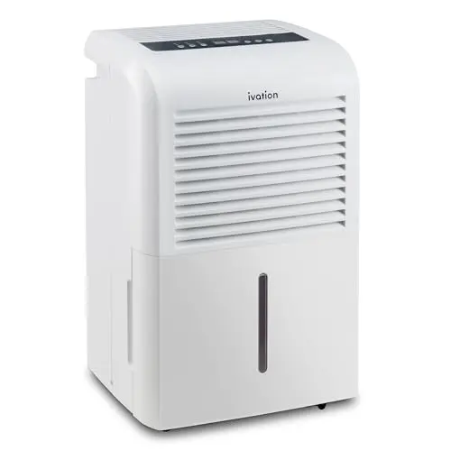Ivation large compressor dehumidifier with pump and LCD display