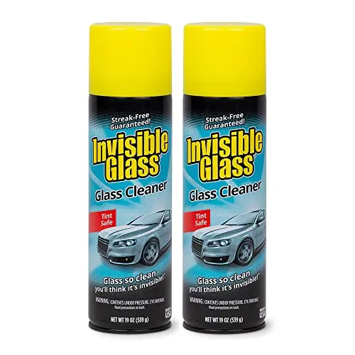 Invisible Glass Foaming Glass Cleaner aerosol cans