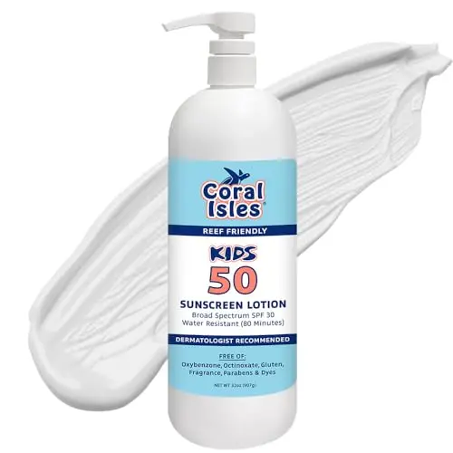 Rocky Mountain Sunscreen SPF 50 Kids Lotion quart with pump