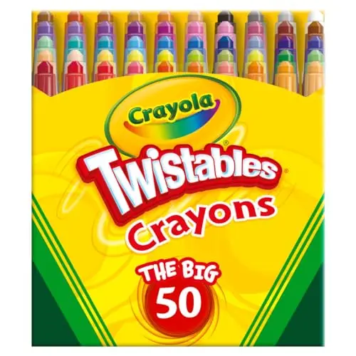 Crayola Mini Twistables Crayons in a durable plastic case