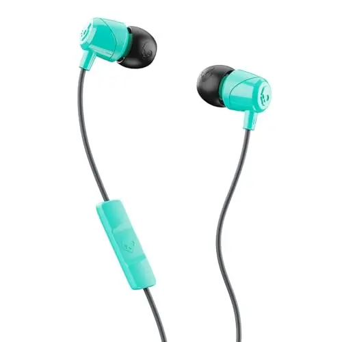 Skullcandy Jib wired earbuds in Miami color with in-line remote