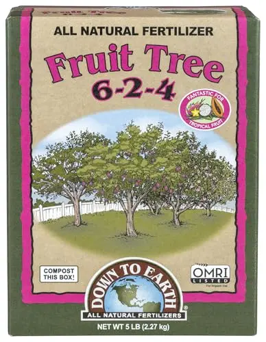 Down To Earth 5-pound box of Fruit Tree 6-2-4 organic fertilizer