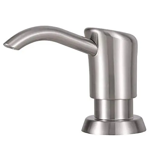 GAGALIFE brushed nickel ABS plastic sink soap dispenser
